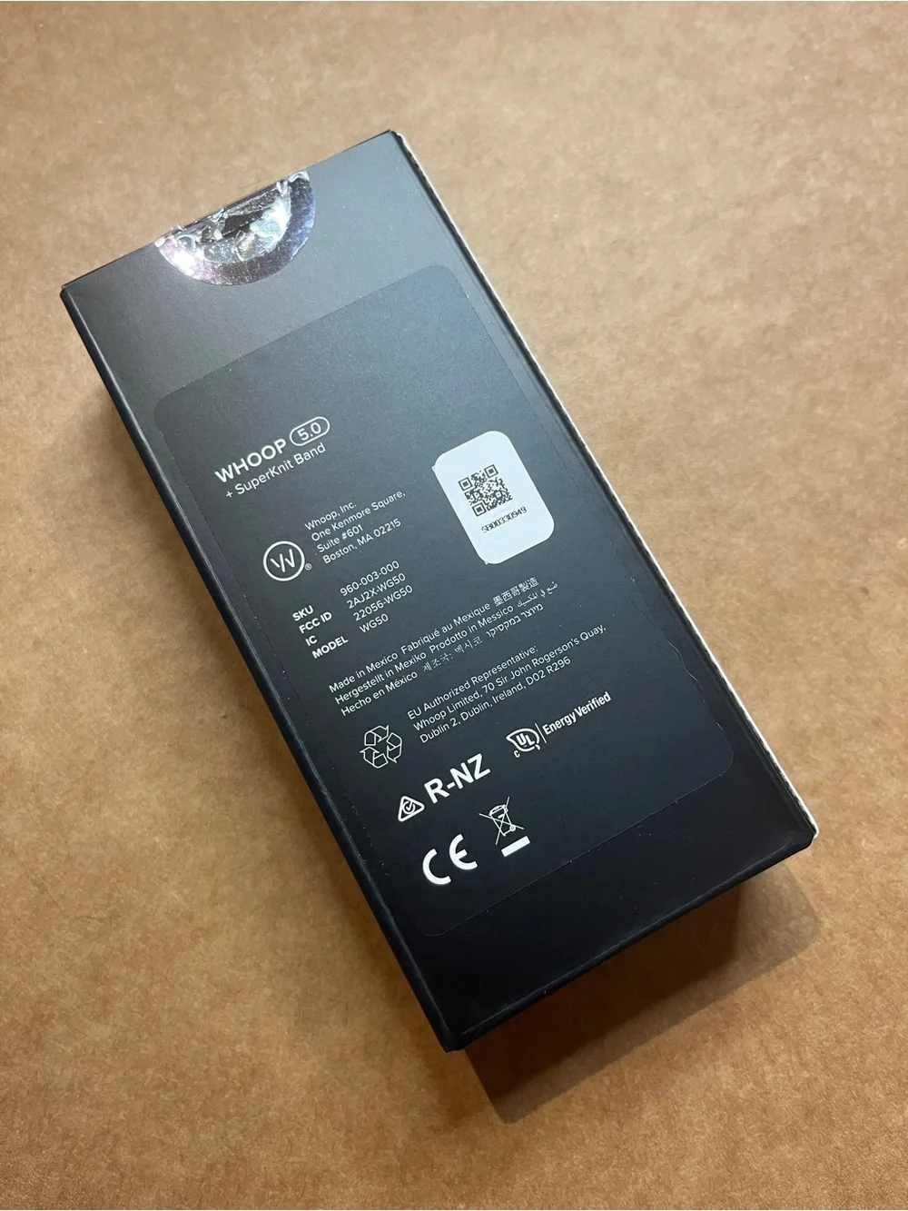 Whoop 5.0 replacement sensor with SuperKnit band
